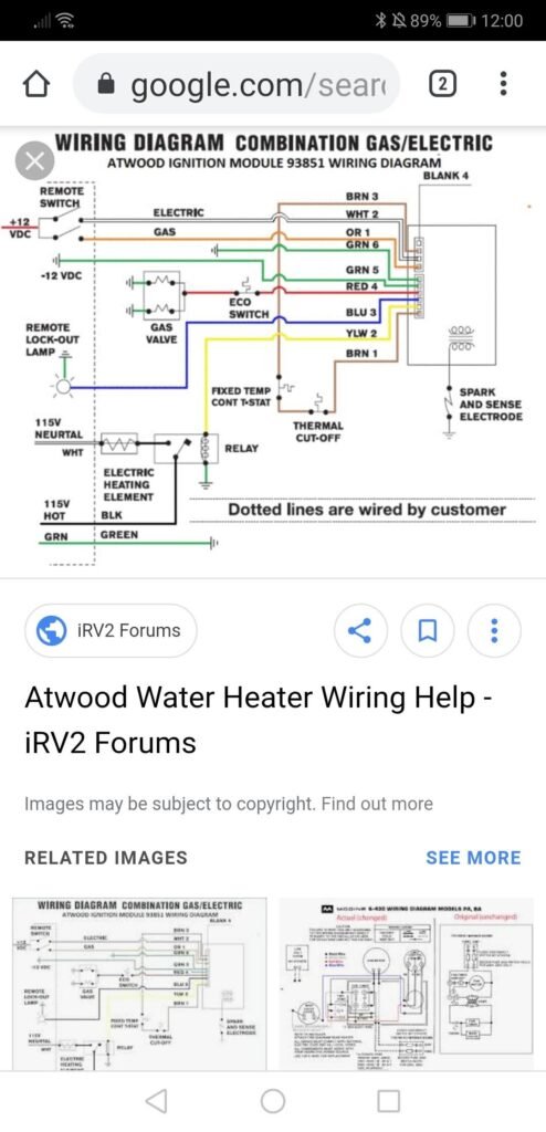 Atwood Rv Water Heater Switch Wiring Diagram