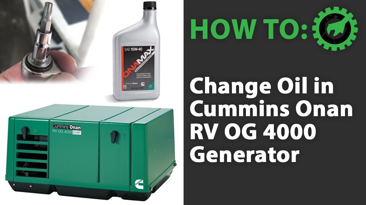 Cummins Onan Rv Qg 4000 Oil Type