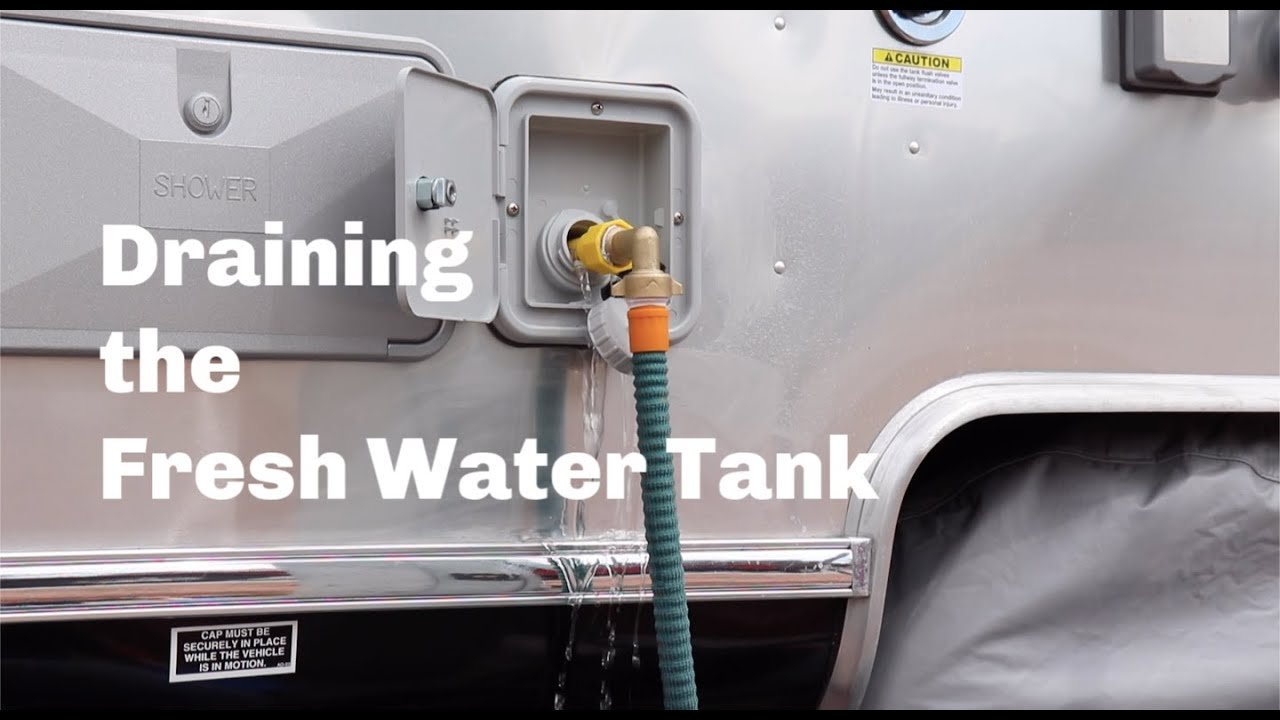 How to Drain Fresh Water Tank on Rv