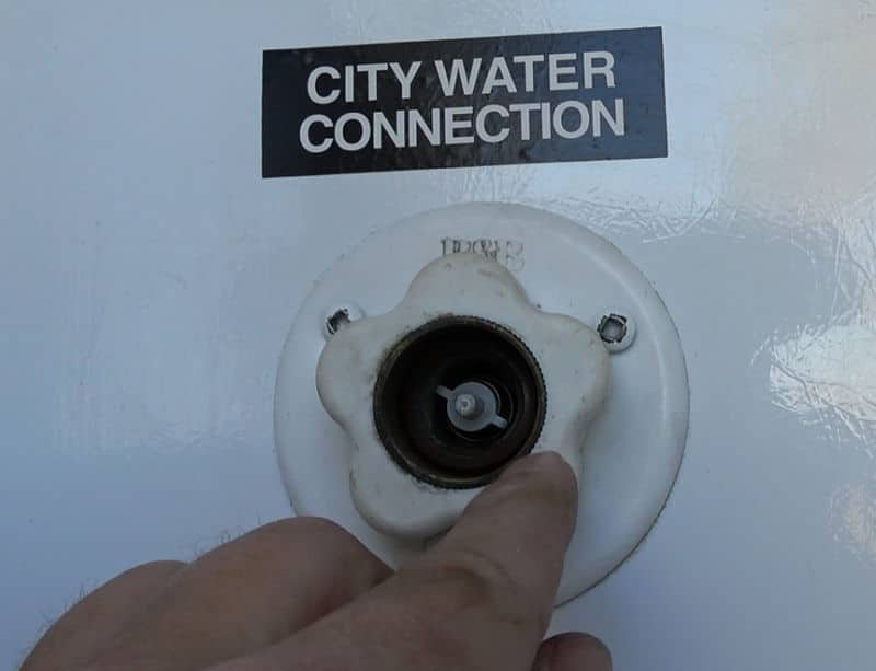 Rv City Water Connection Check Valve Leaking