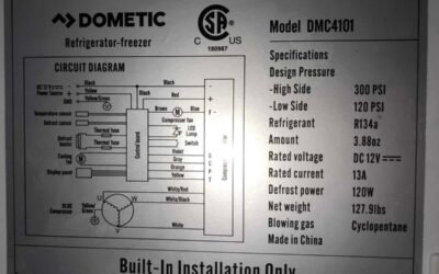 Rv Refrigerator Power Consumption