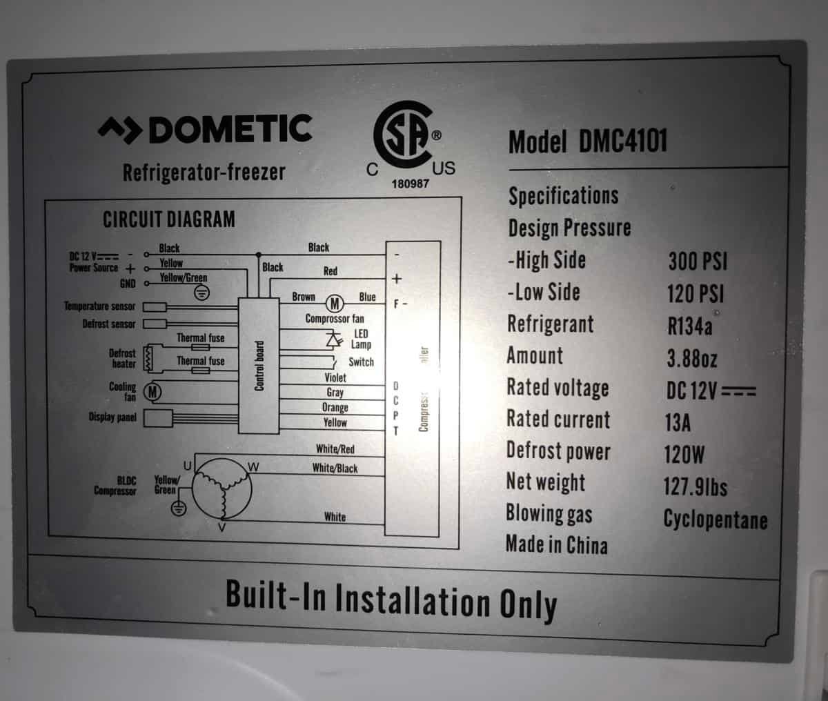 Rv Refrigerator Power Consumption