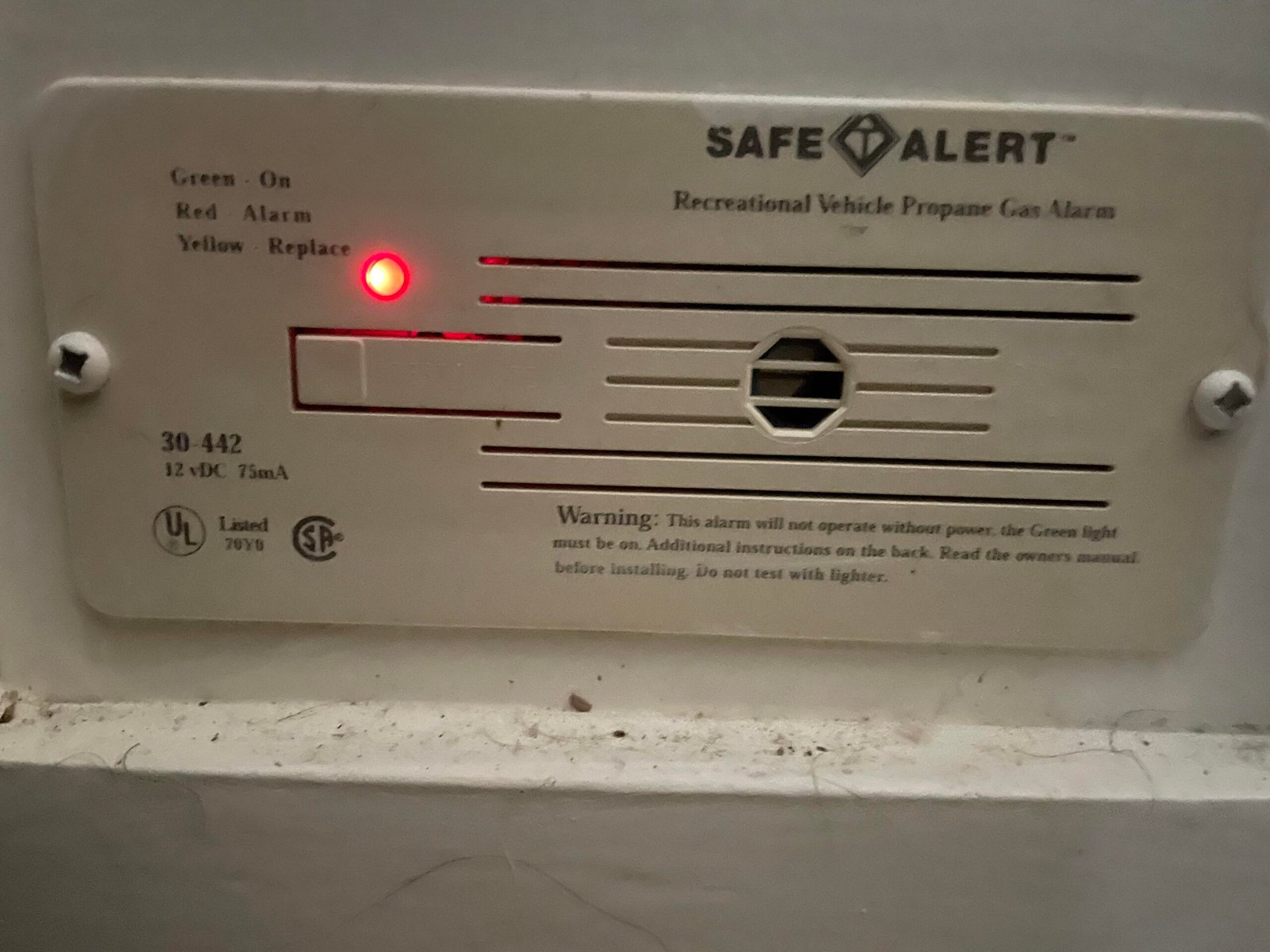 Safe-T-Alert Rv Propane Alarm Keeps Going off